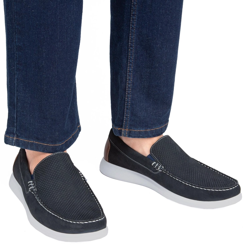 MOCASIN DE CUERO HOMBRE GUANTE MARINO CANNES 0036029 - 2