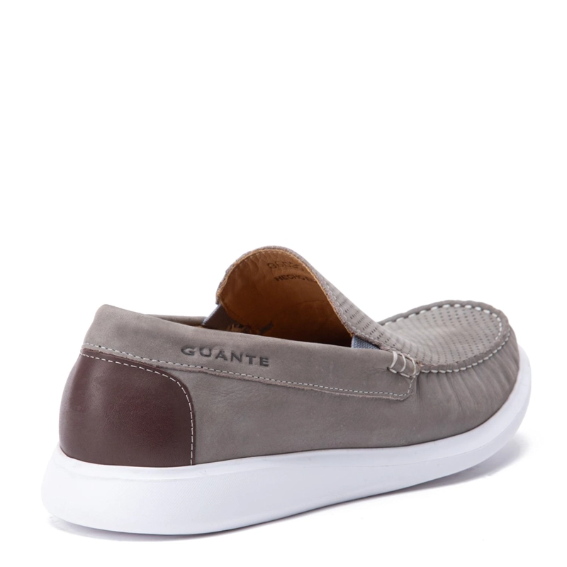MOCASIN DE CUERO HOMBRE GUANTE GRIS CANNES 0036030 - 5