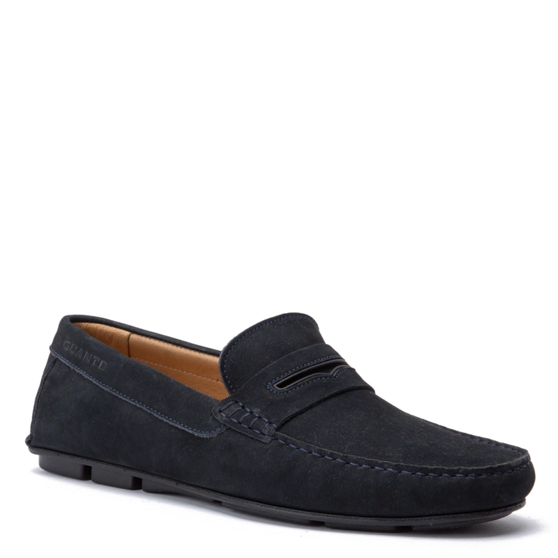 MOCASIN DE CUERO HOMBRE GUANTE MARINO ANCONA 0035838 - 3