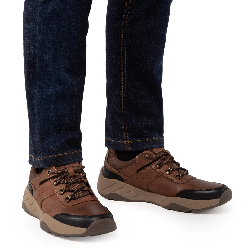 ZAPATO DE CUERO HOMBRE GUANTE CAMEL AGRA - 2