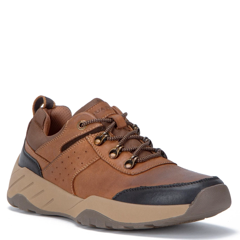 ZAPATO DE CUERO HOMBRE GUANTE CAMEL AGRA - 3