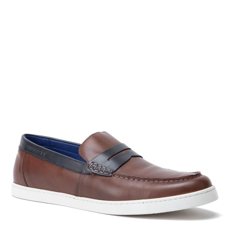 MOCASIN DE CUERO HOMBRE GUANTE CHOCOLATE BEACHPORT 0035853 - 3