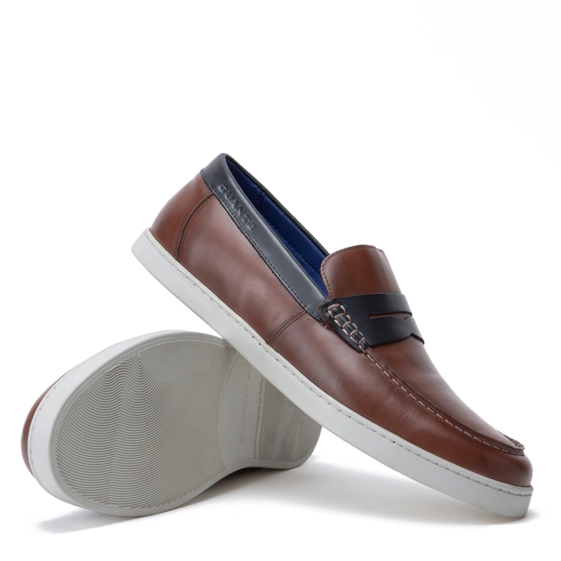 MOCASIN DE CUERO HOMBRE GUANTE CHOCOLATE BEACHPORT 0035853 - 4