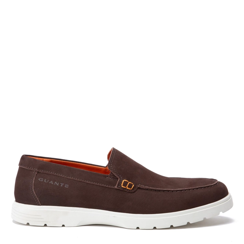 MOCASIN DE CUERO HOMBRE GUANTE CHOCOLATE ABU DABI 0035825 - 1