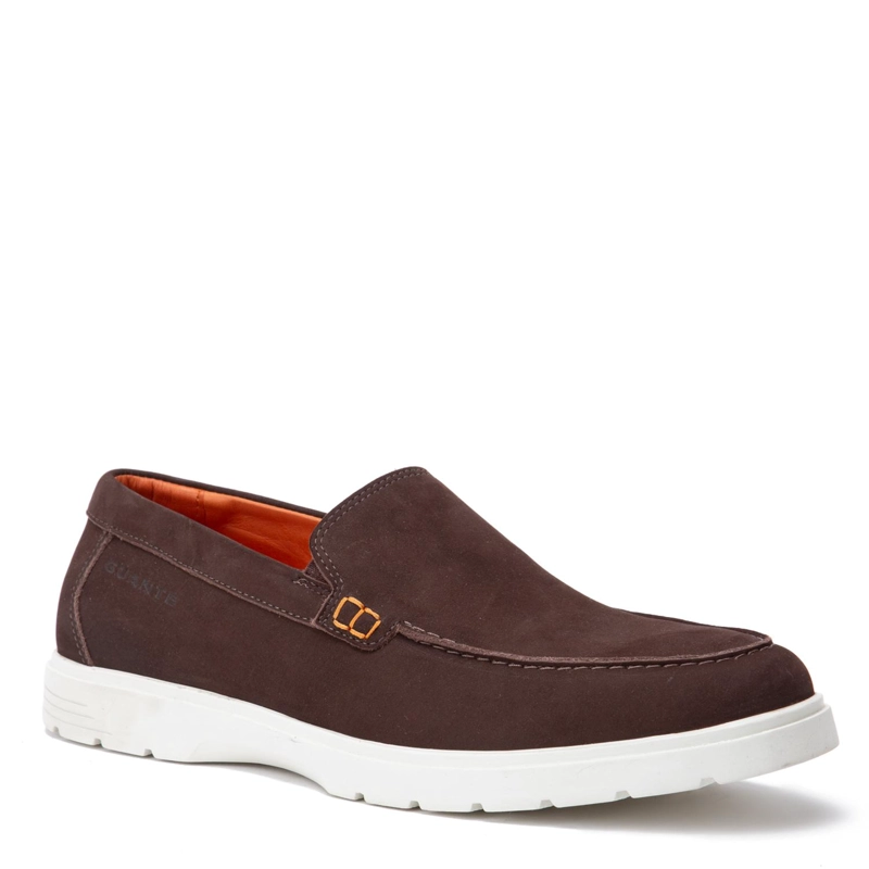 MOCASIN DE CUERO HOMBRE GUANTE CHOCOLATE ABU DABI 0035825 - 3