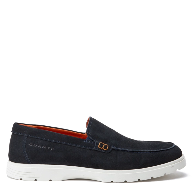 MOCASIN DE CUERO HOMBRE GUANTE MARINO ABU DABI 0035826 - 1