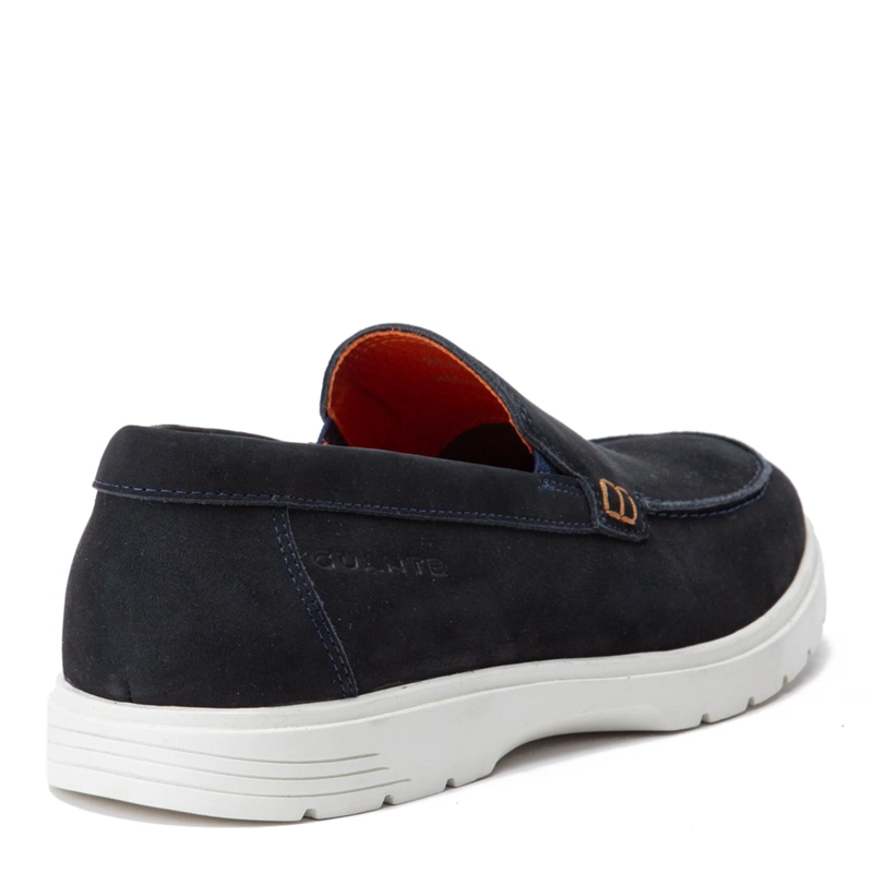 MOCASIN DE CUERO HOMBRE GUANTE MARINO ABU DABI 0035826 - 5