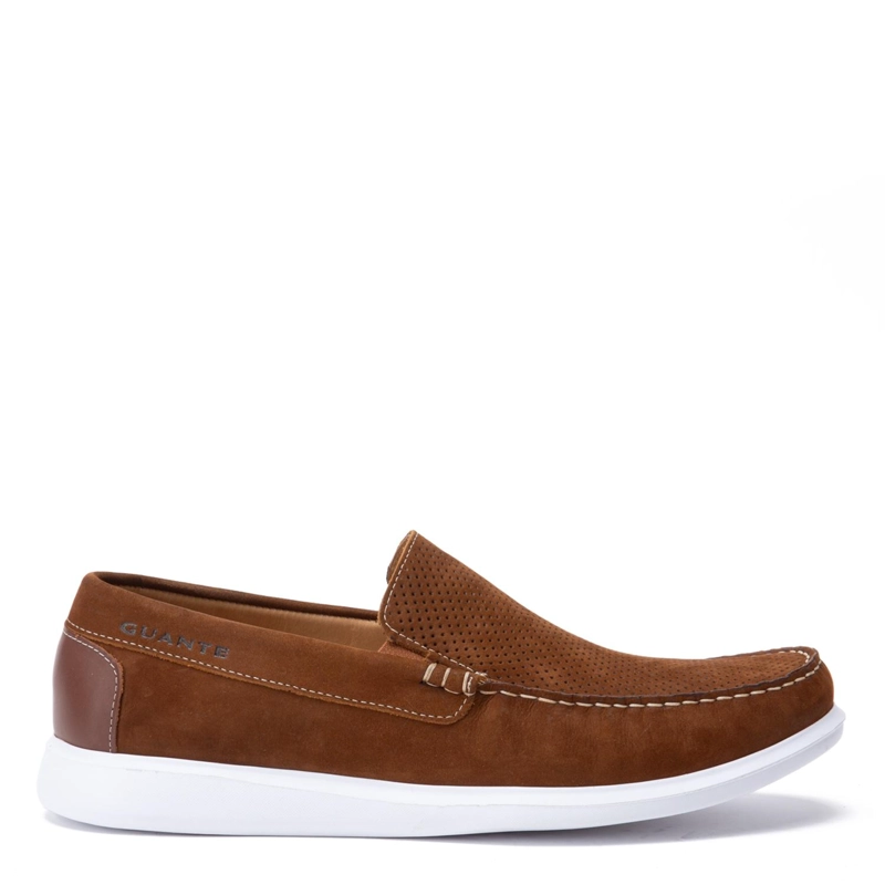MOCASIN DE CUERO HOMBRE GUANTE TOSTADO CANNES 0036028 - 1