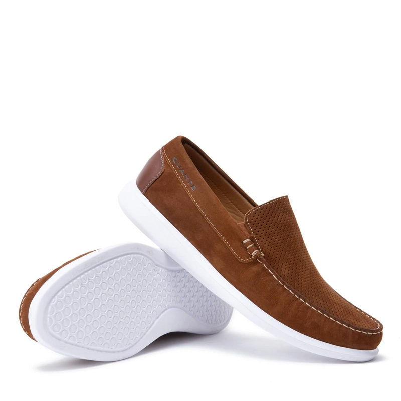 MOCASIN DE CUERO HOMBRE GUANTE TOSTADO CANNES 0036028 - 4