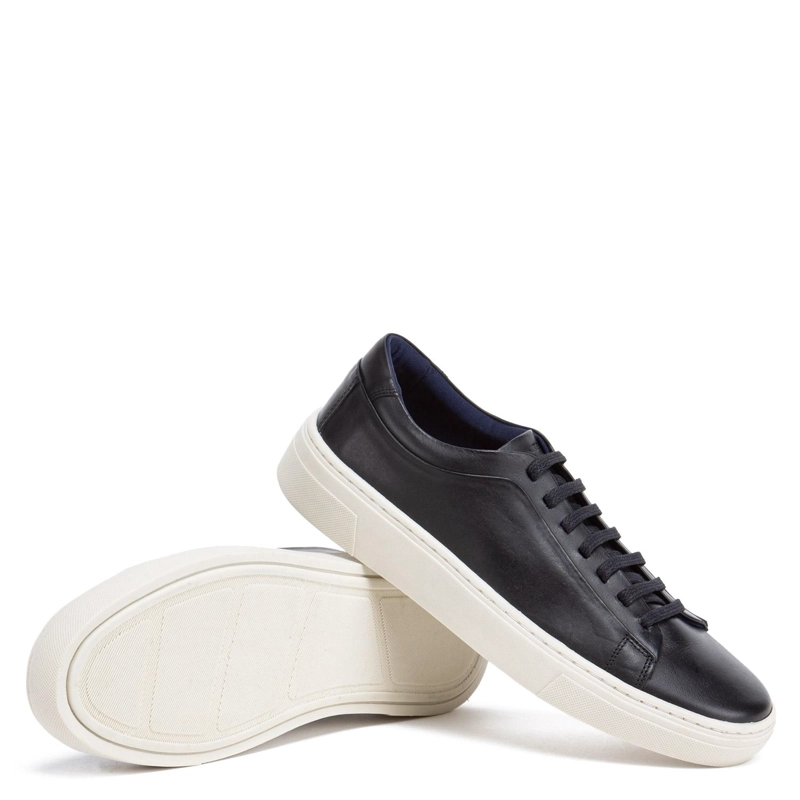 ZAPATILLA DE CUERO HOMBRE GUANTE NEGRO GERMANY - 3