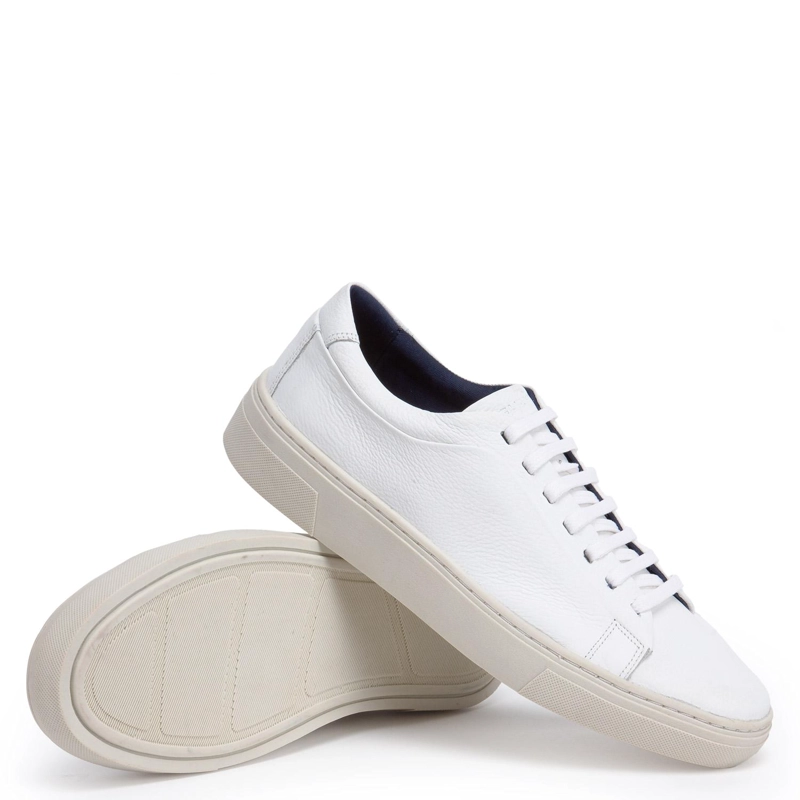 ZAPATILLA DE CUERO HOMBRE GUANTE BLANCO GERMANY - 3