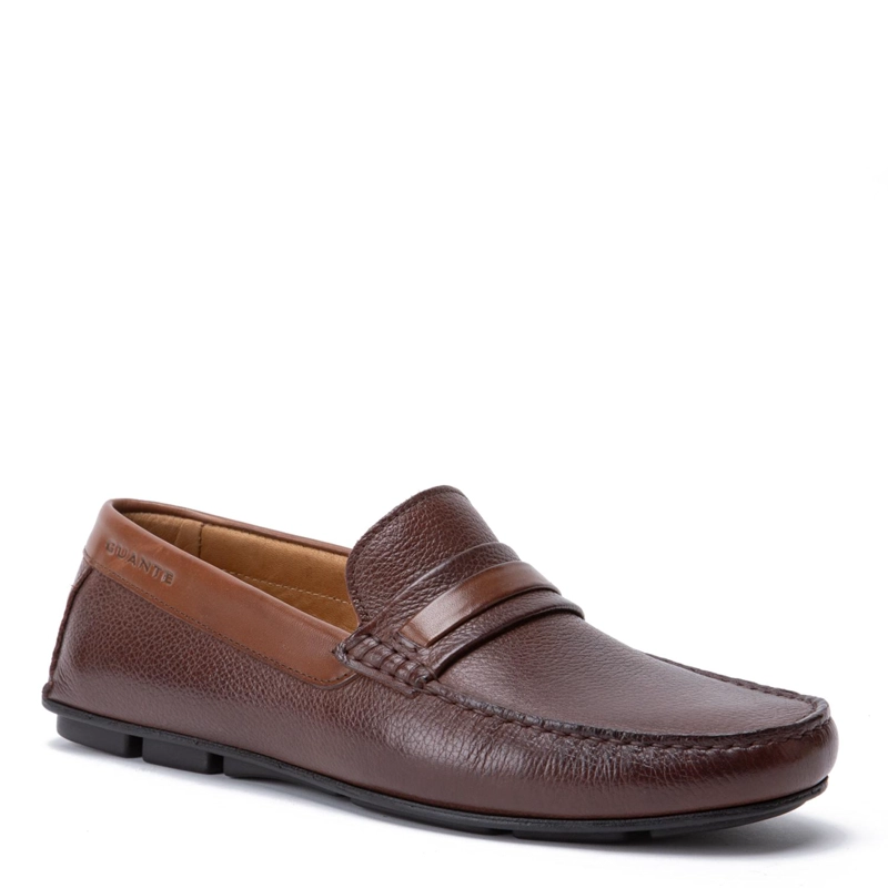 MOCASIN DE CUERO HOMBRE GUANTE CHOCOLATE ANCONA 0035840 - 3