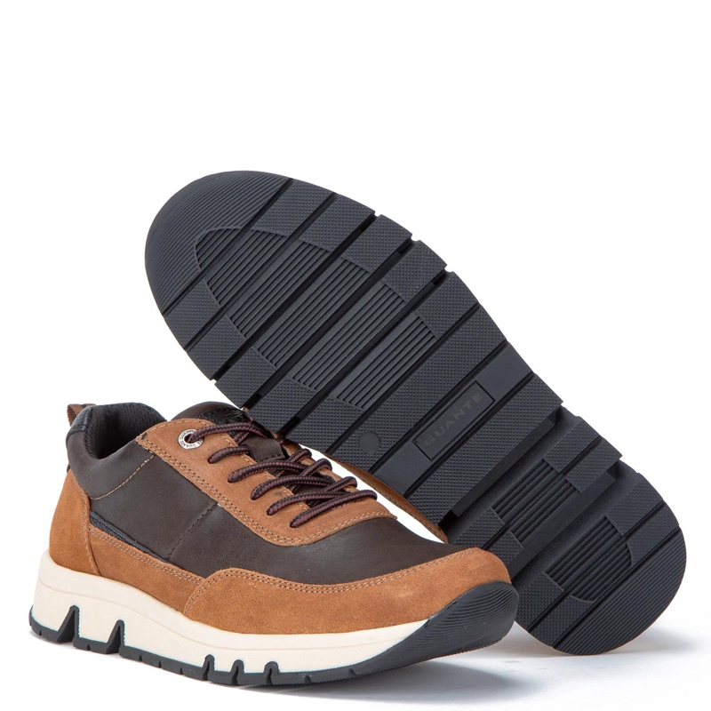 ZAPATILLA DE CUERO HOMBRE GUANTE CAFE  RIO 0036082 - 4