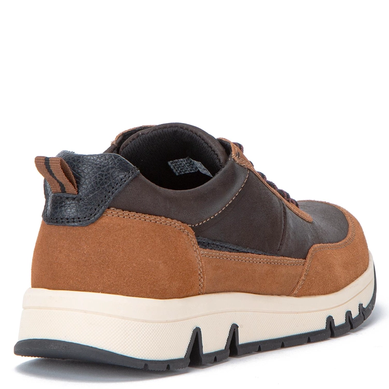 ZAPATILLA DE CUERO HOMBRE GUANTE CAFE  RIO - 5