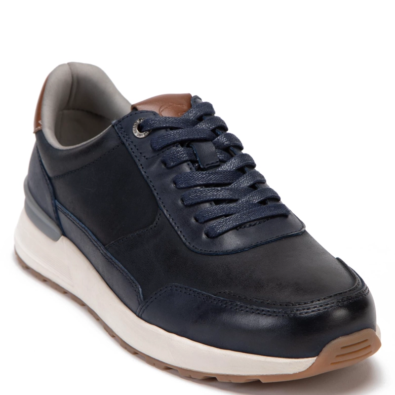 ZAPATILLA DE CUERO HOMBRE GUANTE AZUL KIOTO 0036074 - 3