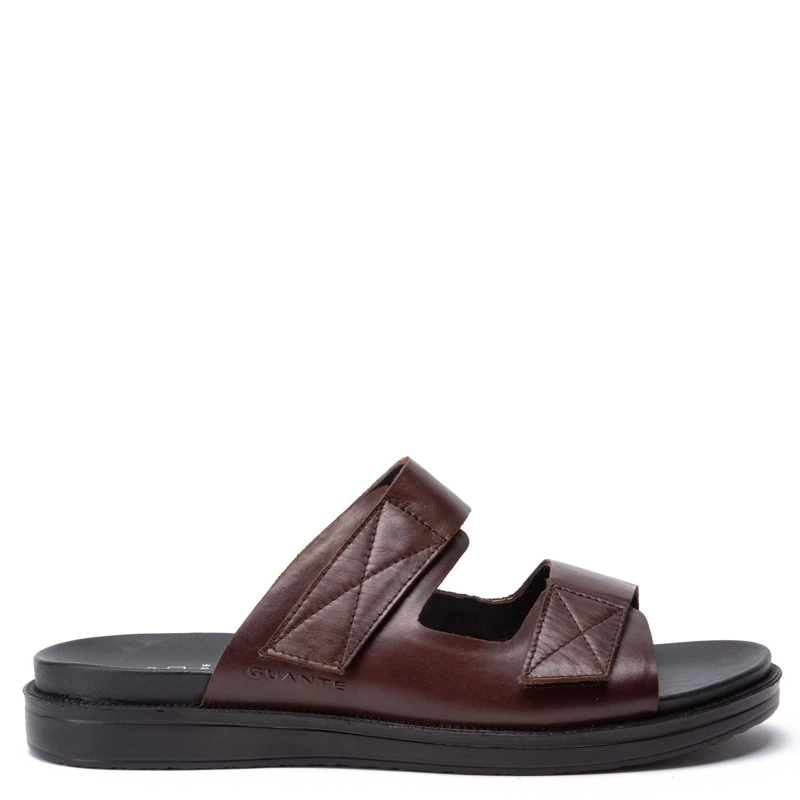 SANDALIA DE CUERO HOMBRE GUANTE MORO DEROKO 0035894 - 1
