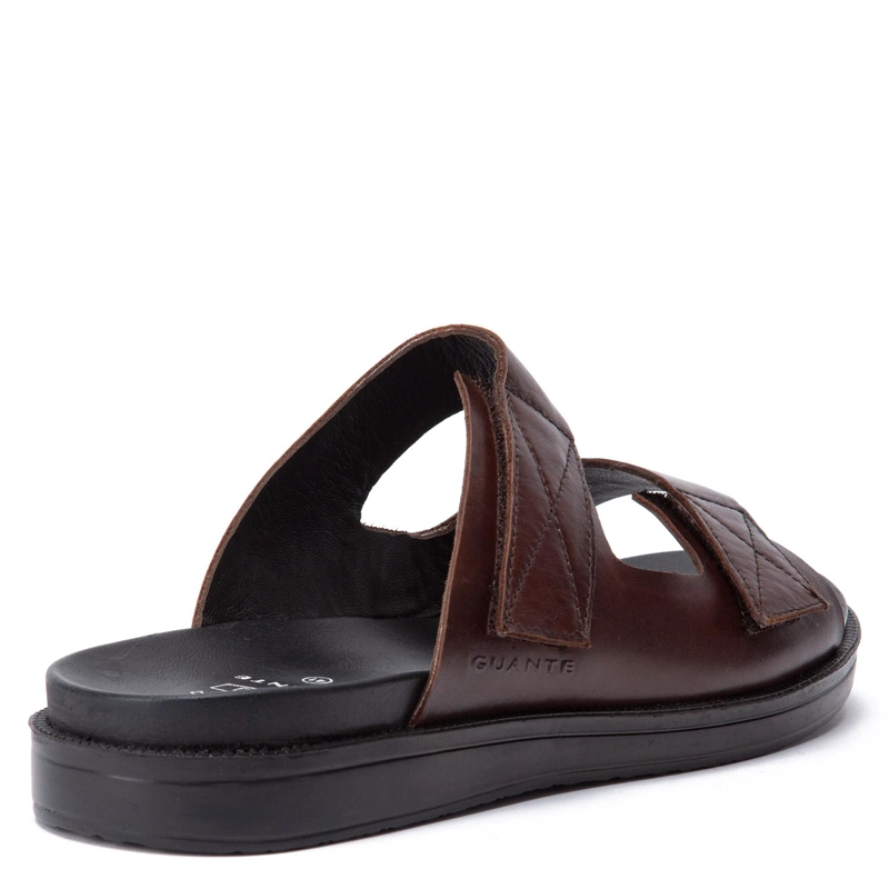 SANDALIA DE CUERO HOMBRE GUANTE MORO DEROKO 0035894 - 5