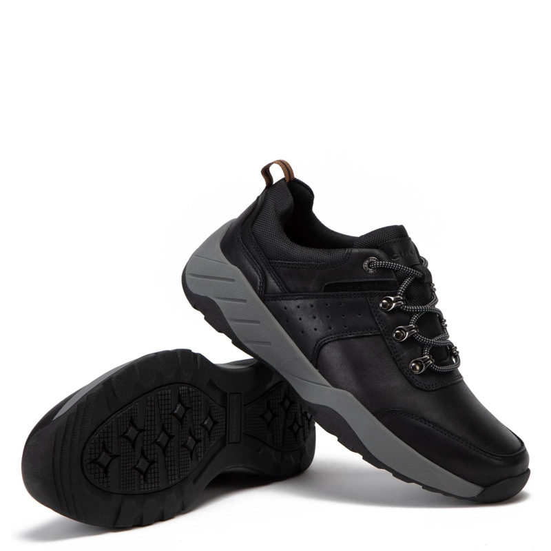 ZAPATO DE CUERO HOMBRE GUANTE NEGRO AGRA 0036077 - 4