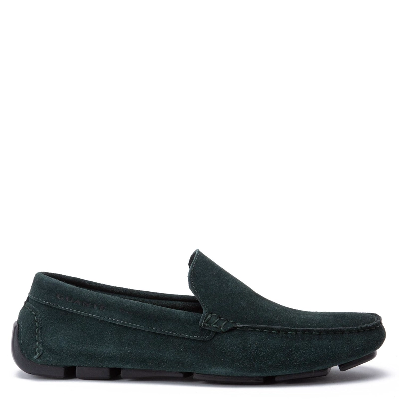 MOCASIN DE CUERO HOMBRE GUANTE VERDE PINO COSTA RICA 0035890 - 1
