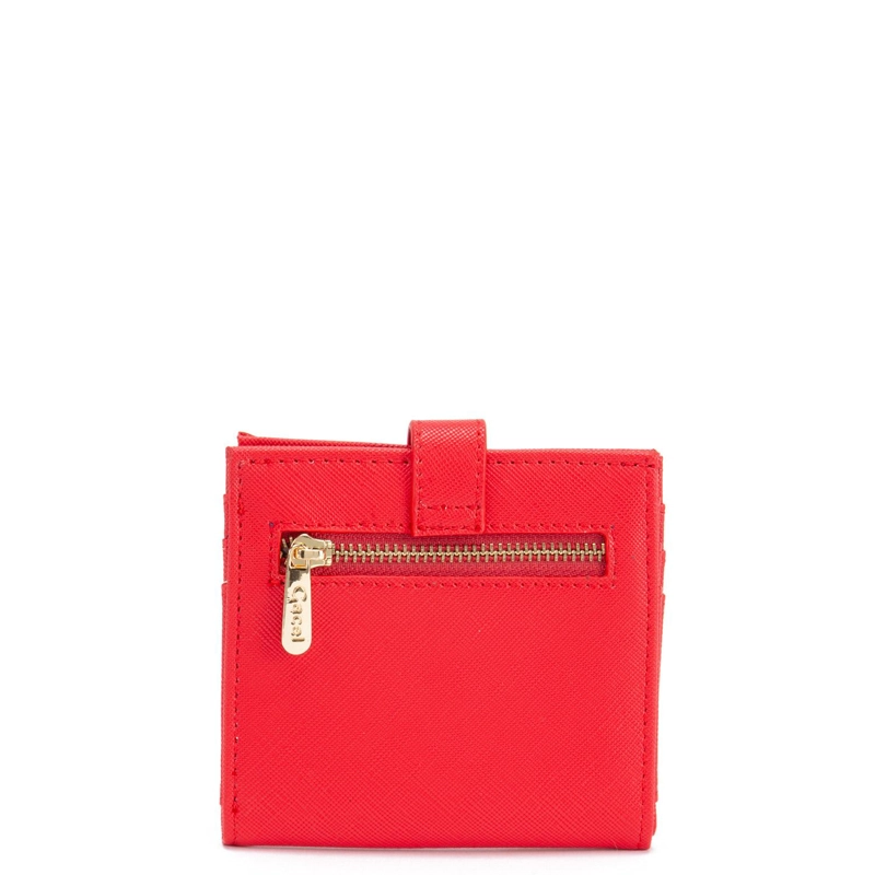 BILLETERA MUJER GACEL ROJO PEQUEÑA - 2