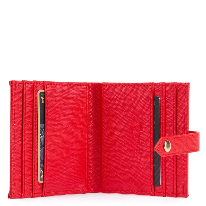BILLETERA MUJER GACEL ROJO PEQUEÑA - 3