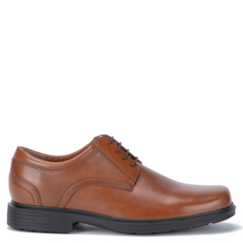 ZAPATO DE CUERO HOMBRE GUANTE DARK CAMEL CARDIFF 0035873 - 1