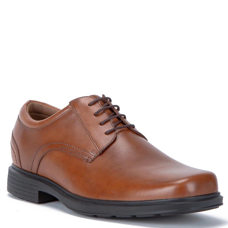 ZAPATO DE CUERO HOMBRE GUANTE DARK CAMEL CARDIFF 0035873 - 3