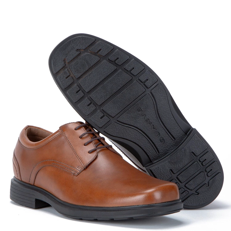 ZAPATO DE CUERO HOMBRE GUANTE DARK CAMEL CARDIFF 0035873 - 4