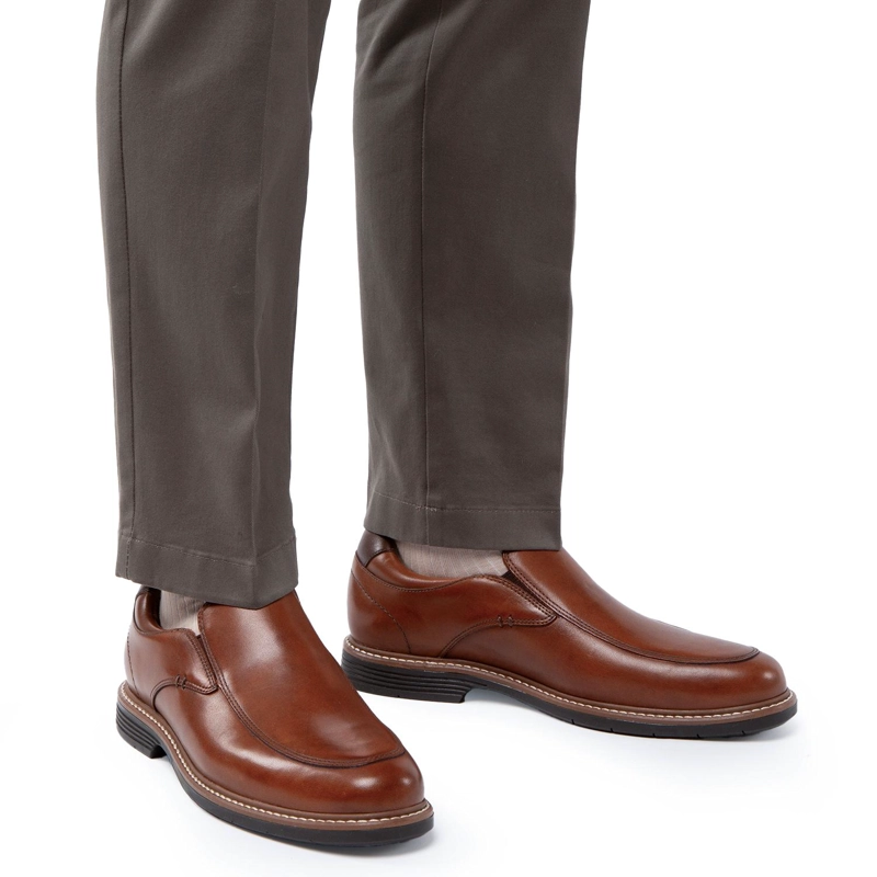 ZAPATO DE CUERO HOMBRE GUANTE DARK CAMEL BIRMINGHAM 0035863 - 2