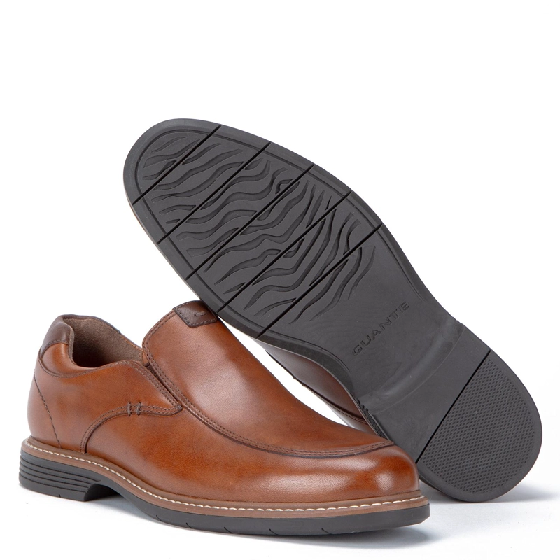 ZAPATO DE CUERO HOMBRE GUANTE DARK CAMEL BIRMINGHAM 0035863 - 4