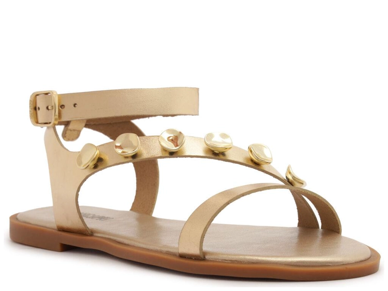 SANDALIA DE CUERO MUJER ANACAPRI DORADO NEW H C3034900500001 - 3
