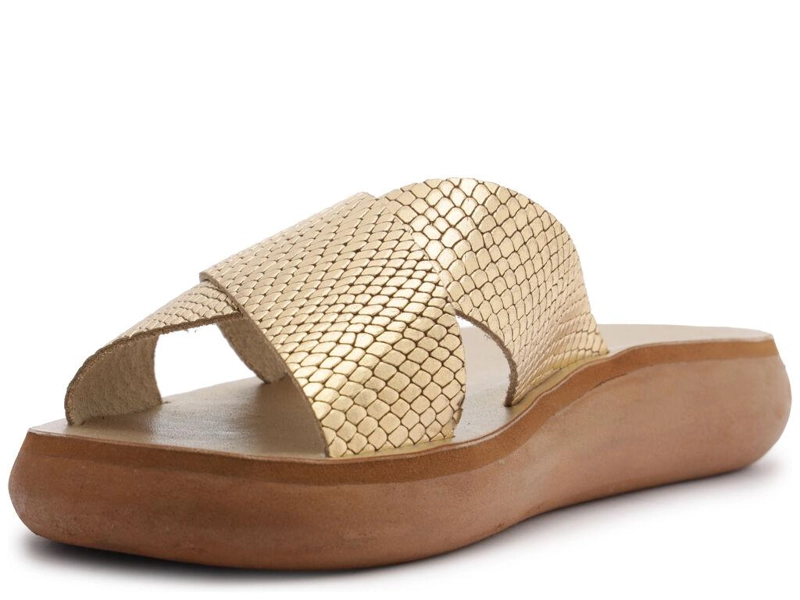 SANDALIA DE CUERO MUJER ANACAPRI DORADO BIANCA C3040400090041 - 4