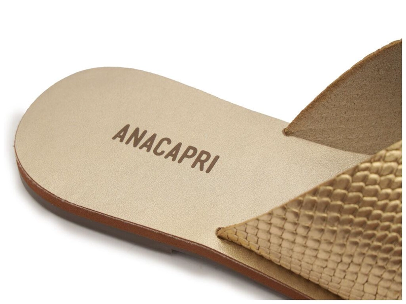 SANDALIA DE CUERO MUJER ANACAPRI DORADO ALBA C3001400040262 - 3