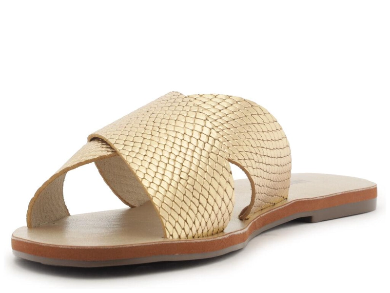 SANDALIA DE CUERO MUJER ANACAPRI DORADO ALBA C3001400040262 - 4