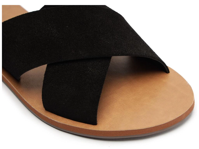 SANDALIA DE CUERO MUJER ANACAPRI NEGRO ALBA C3001404490005 - 5