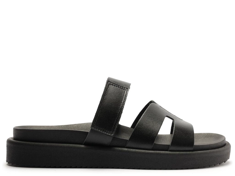 SANDALIA DE CUERO MUJER ANACAPRI NEGRO MAY C3038000660012 - 1