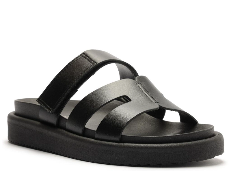 SANDALIA DE CUERO MUJER ANACAPRI NEGRO MAY C3038000660012 - 3
