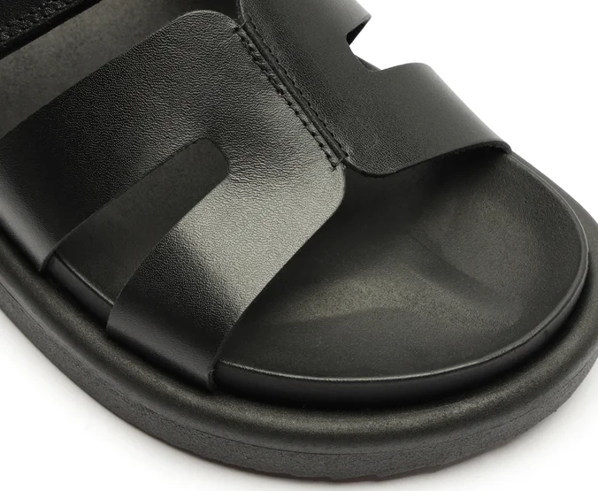 SANDALIA DE CUERO MUJER ANACAPRI NEGRO MAY C3038000660012 - 5