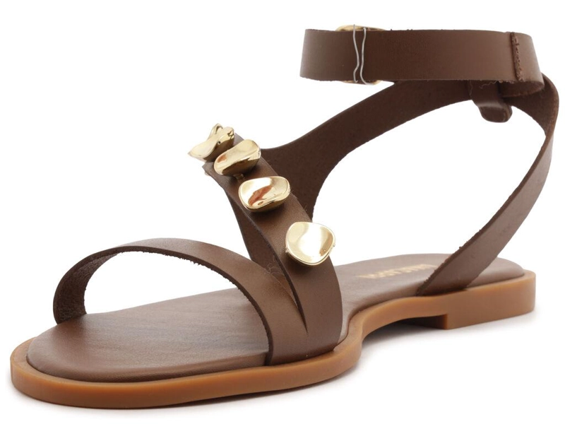 SANDALIA DE CUERO MUJER ANACAPRI CHOCOLATE NEW H C3034900500002 - 4