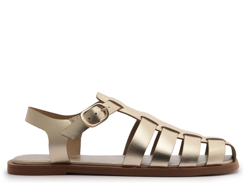 SANDALIA DE CUERO MUJER ANACAPRI DORADO CARLA C3042400220001 - 1