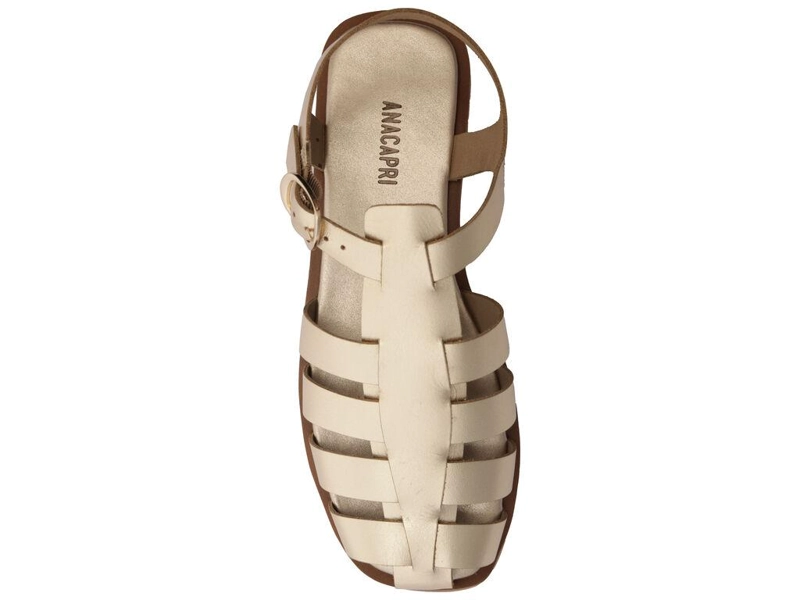 SANDALIA DE CUERO MUJER ANACAPRI DORADO CARLA C3042400220001 - 5