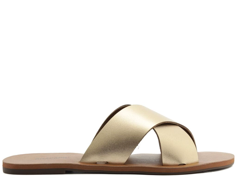 SANDALIA DE CUERO MUJER ANACAPRI DORADO ALBA C3001400040003 - 1