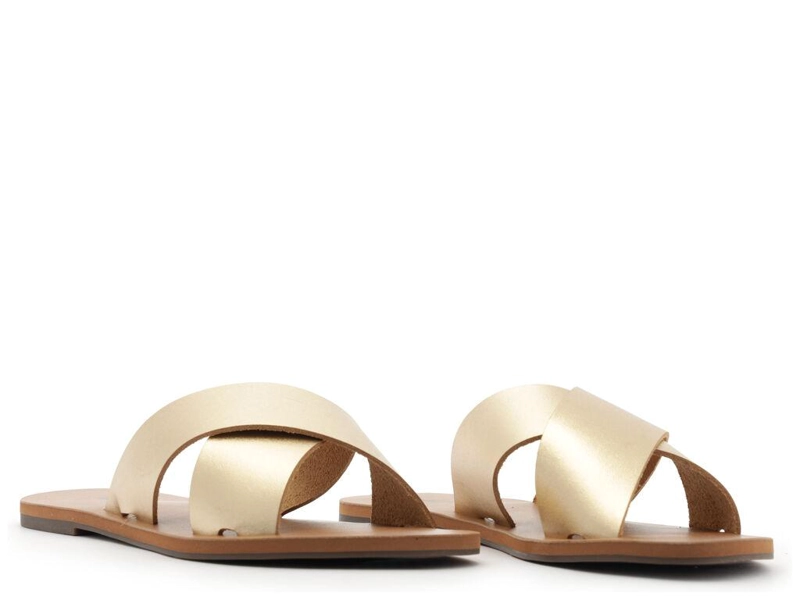 SANDALIA DE CUERO MUJER ANACAPRI DORADO ALBA C3001400040003 - 2