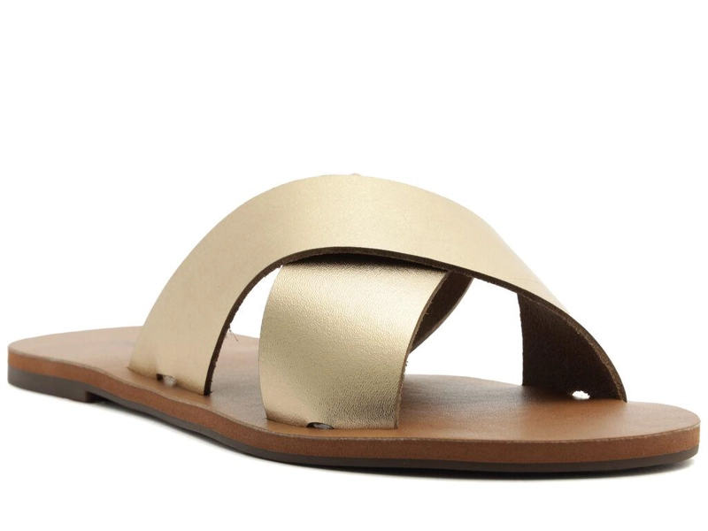 SANDALIA DE CUERO MUJER ANACAPRI DORADO ALBA C3001400040003 - 3
