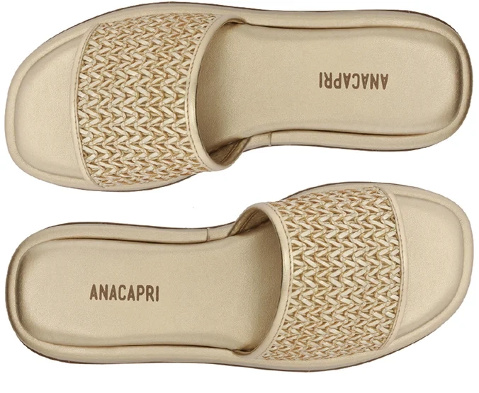 SANDALIA MUJER ANACAPRI DORADO ZOE C3073000020004 - 3