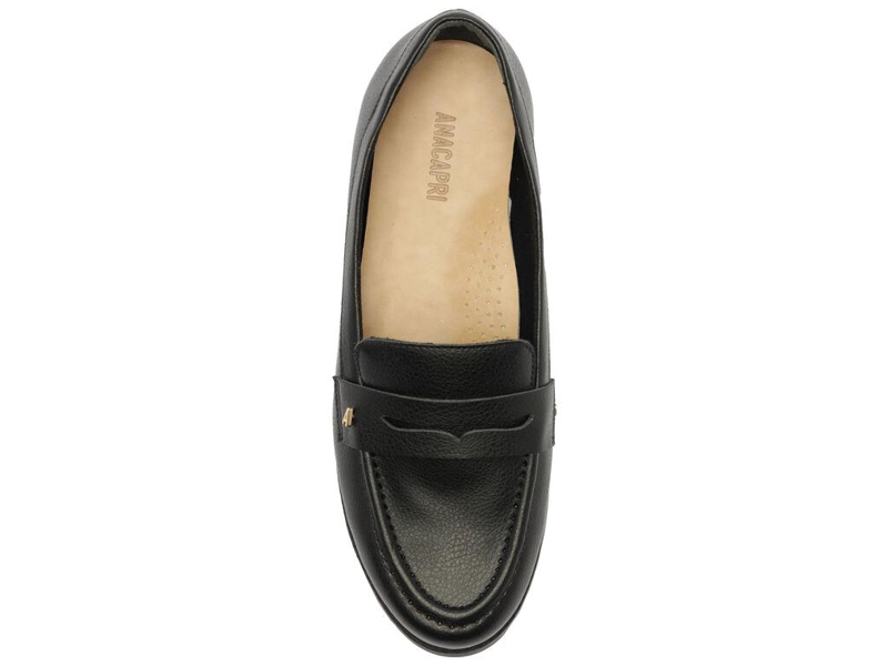 MOCASIN MUJER ANACAPRI NEGRO CLARA - 5