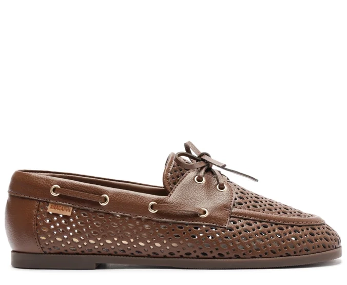MOCASIN MUJER ANACAPRI CHOCOLATE BECKY - 1