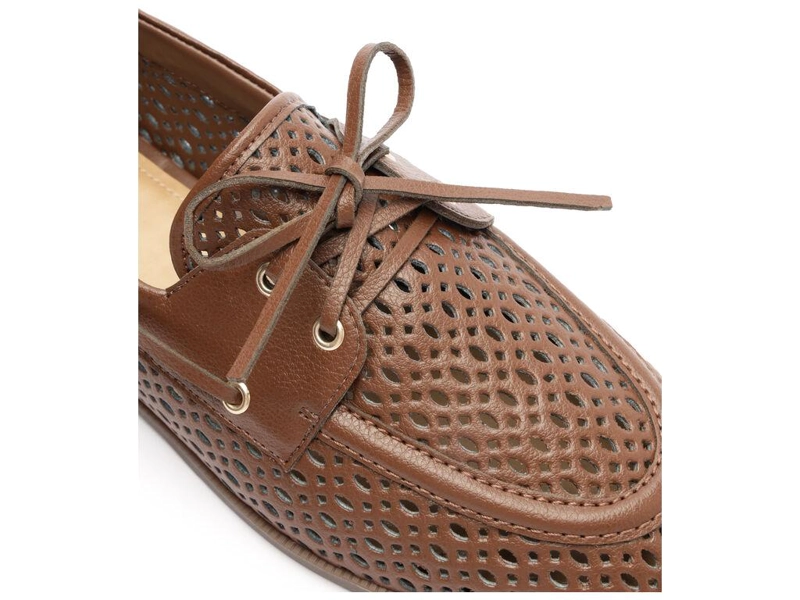 MOCASIN MUJER ANACAPRI CHOCOLATE BECKY - 3