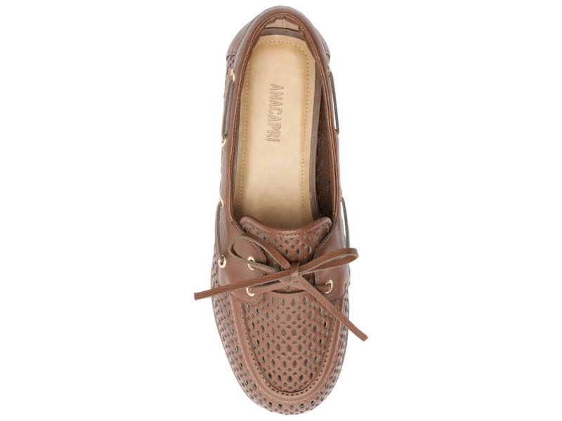 MOCASIN MUJER ANACAPRI CHOCOLATE BECKY - 5