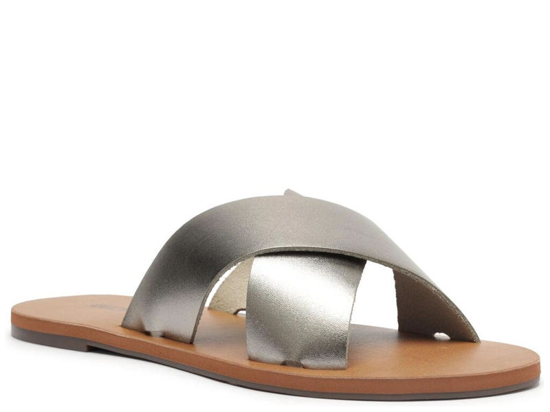 SANDALIA DE CUERO MUJER ANACAPRI PLATEADO ALBA C3001400040024 - 3